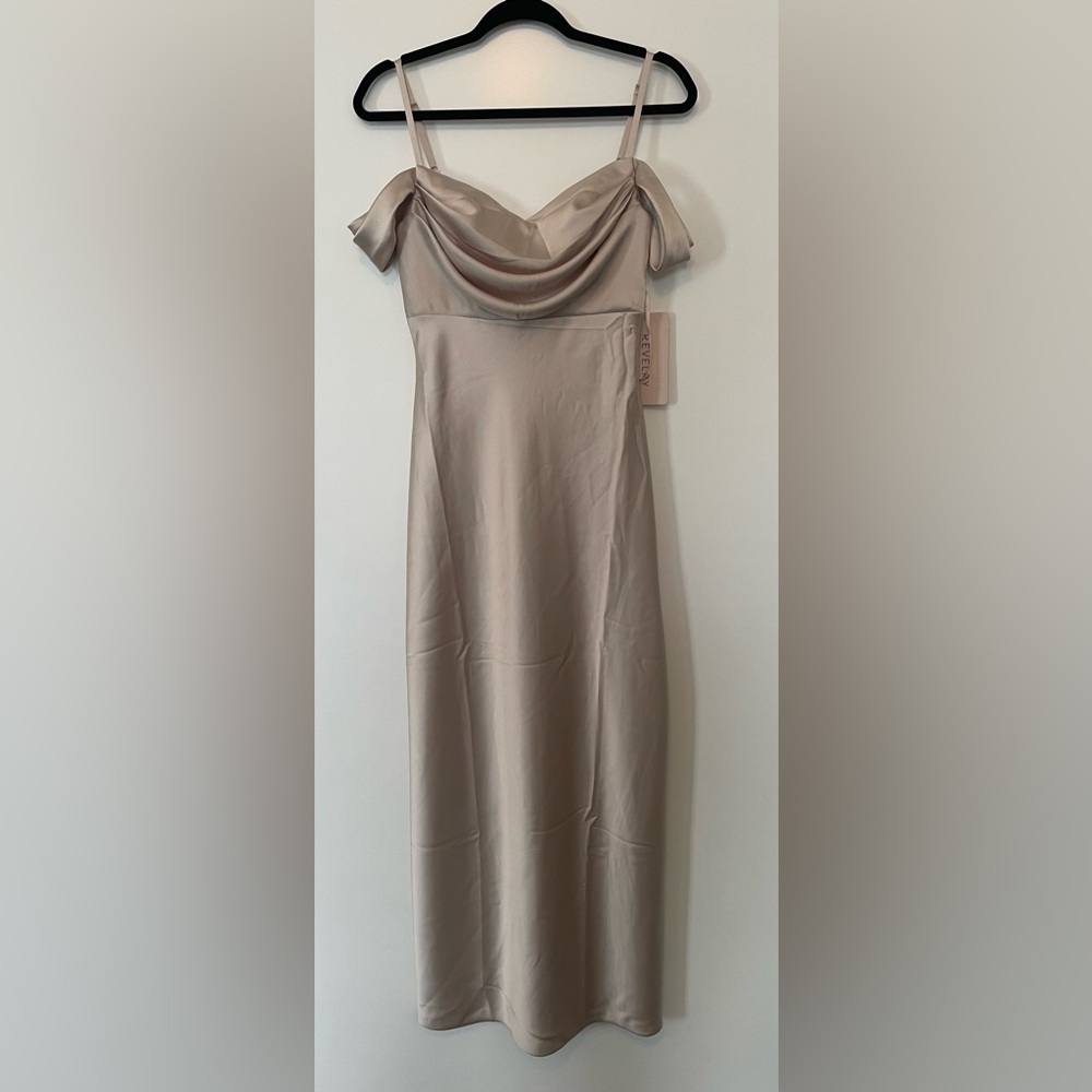 NWT Revelry bridesmaids dress in soft champagne